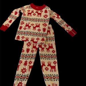 Hanna Andersson  Christmas PJs Red and White